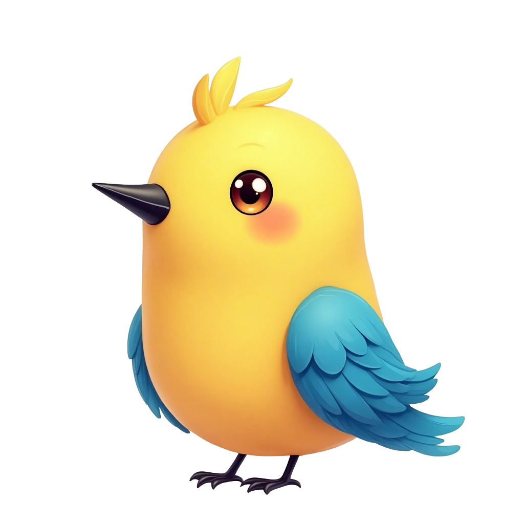 Cute Cartoon Bird